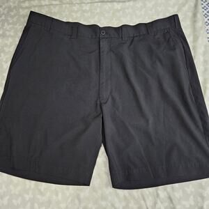 Roundtree & Yorke Performance Golf Shorts Mens 46 Black Stretch Preppy Normcore